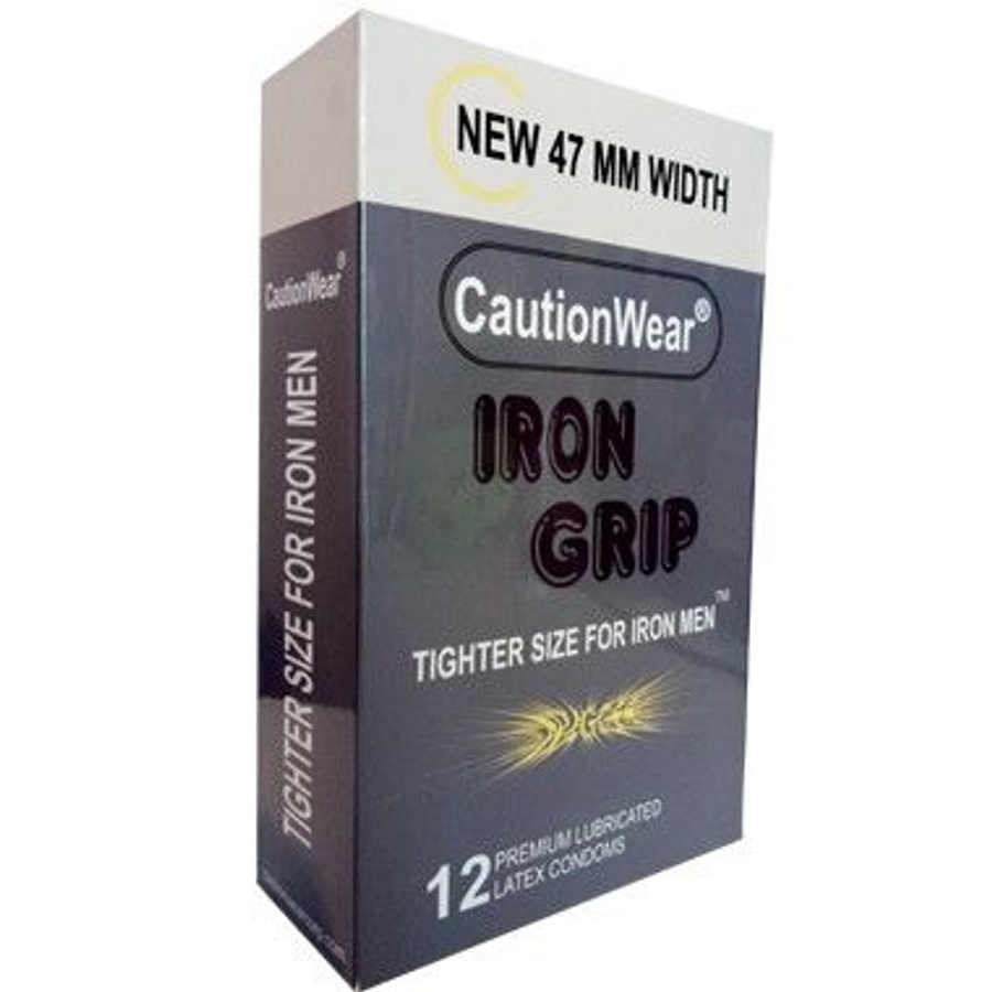 Bao cao su kích thước ôm sát Iron Grip 47mm hộp 12 cái