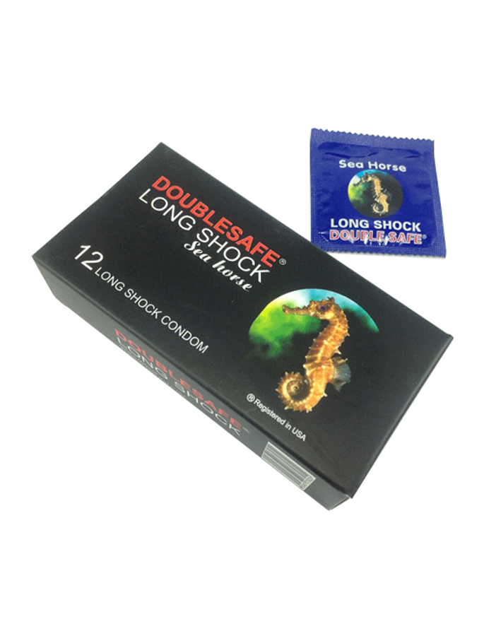 Bao Cao Su Chống XTS Double Longshock Seahorse hộp 12 cái