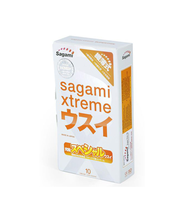 Bao Cao Su Siêu Mỏng Sagami Xtreme Super Thin (Hộp 10)