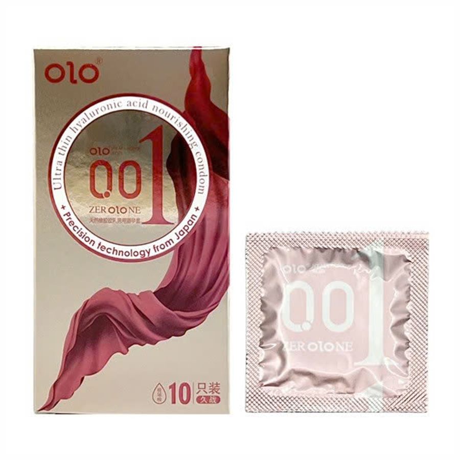 bao cao su OLO Thin Square Gold 10 cái 