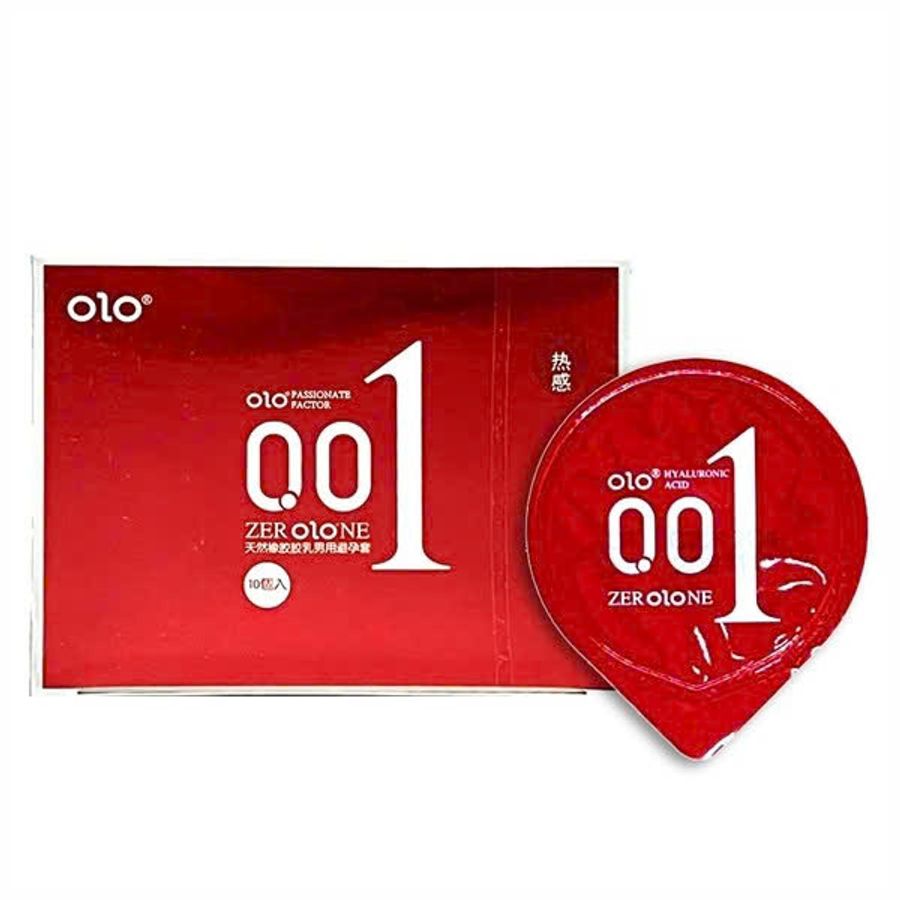 Bao cao su OLO 001 Đỏ 10 cái
