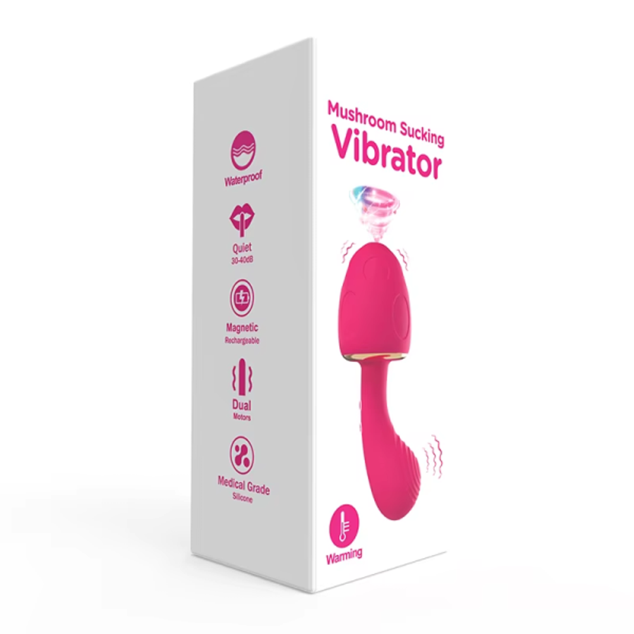 Trứng Rung Mushroom Sucking Vibrator Có Rung Và Hút Âm Đạo 10 Chế Độ