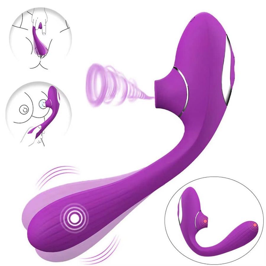 Máy Rung Và Bú Mút Âm Đạo Nvtoys DINA