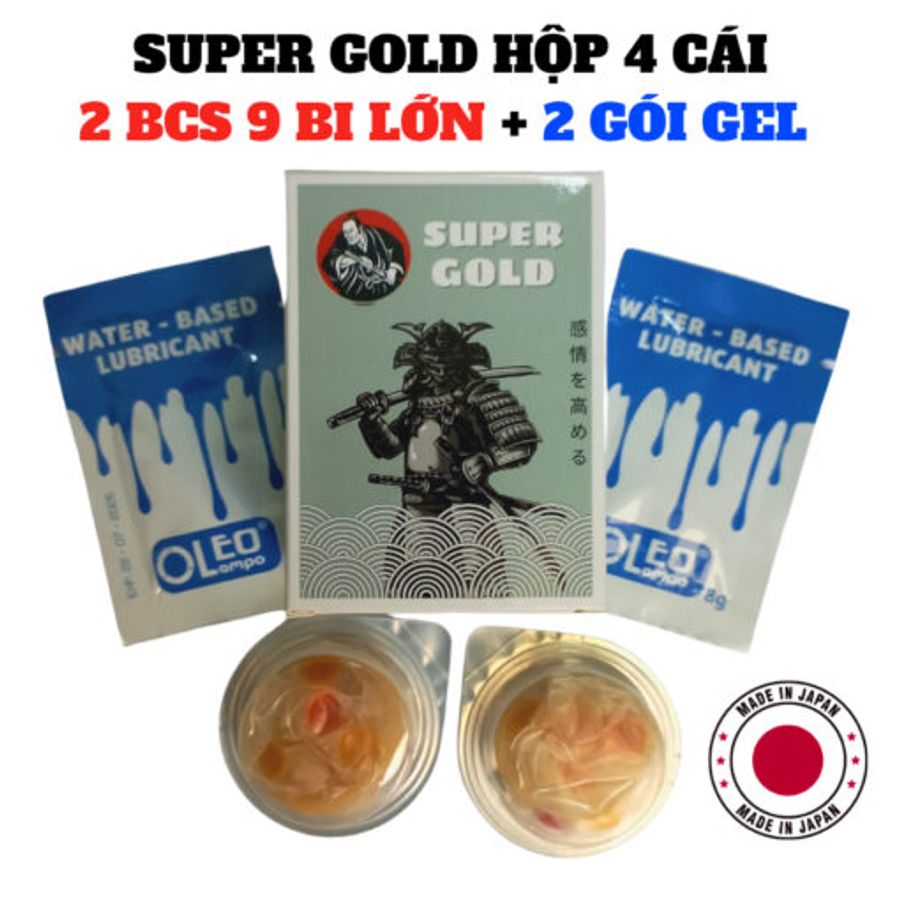 Bao Cao Su 9 Bi Super Gold Hộp 2 Cái 331250