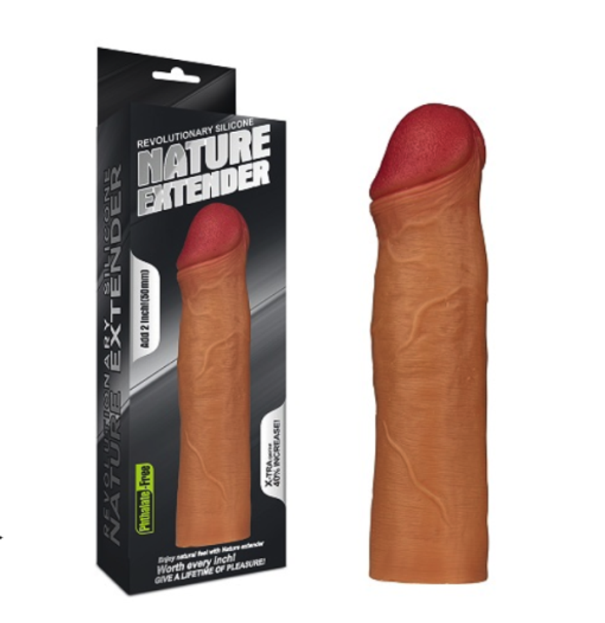 Bao Cao Su Đôn Dên 5cm Siêu Mềm Nature Extender Lovetoy (MS1) 330830