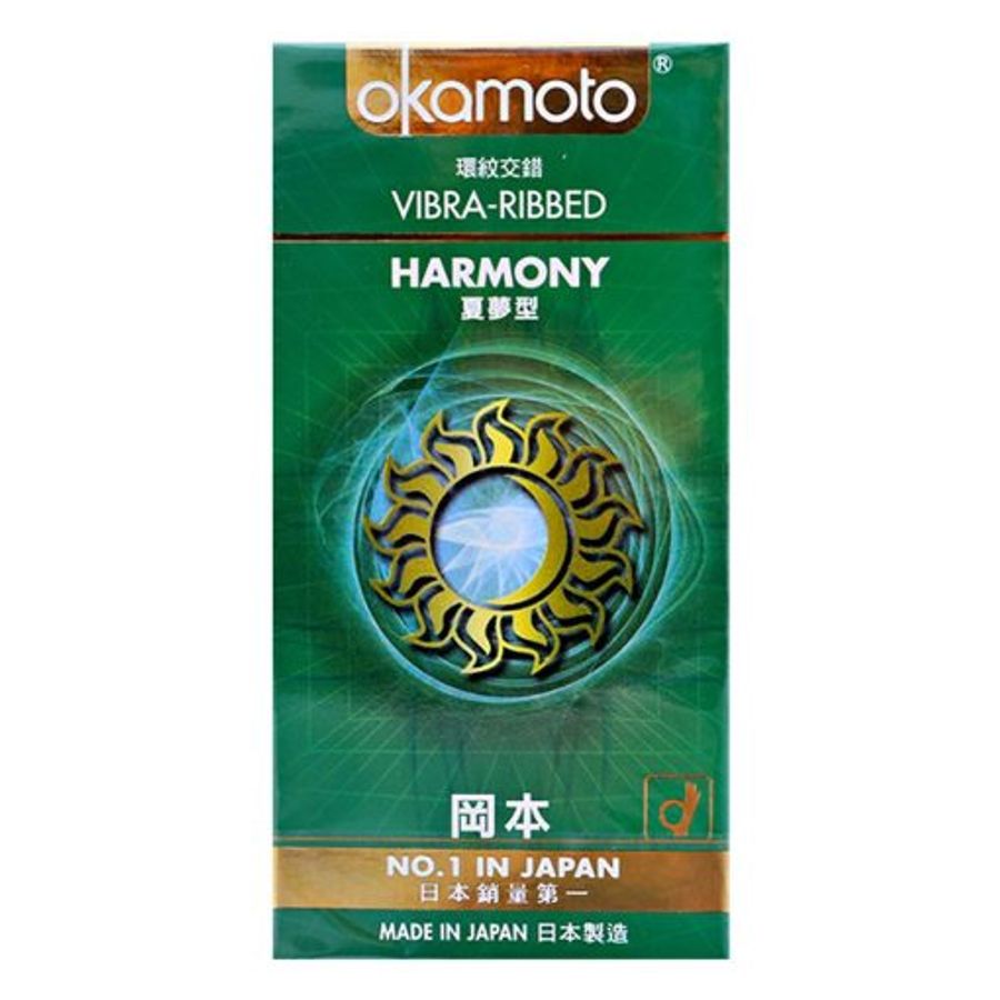 Bao Cao Su Okamoto Harmony Gân Sọc