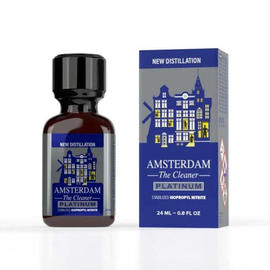 Chai Hít Tăng Khoái Cảm Popper Amsterdam Platinum Chai 24ml 330486