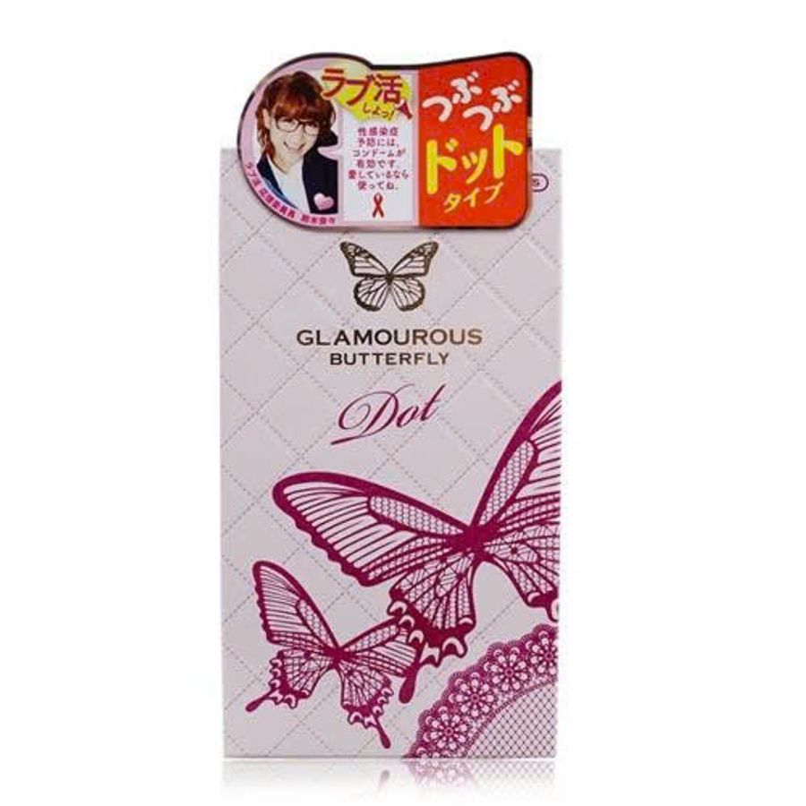 Bao Cao Su Jex Glamourous Butterfly DOT Siêu Gai 8s