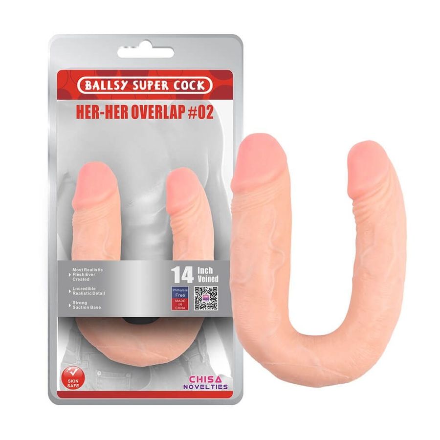 Dương vật giả 2 đầu Chisa Her-Her Overlap #02 329578