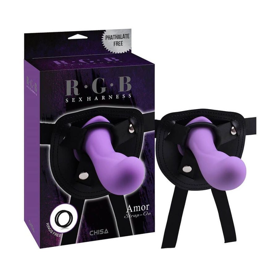 Dương vật giả có dây đeo Chisa Amor Strap-on 329548