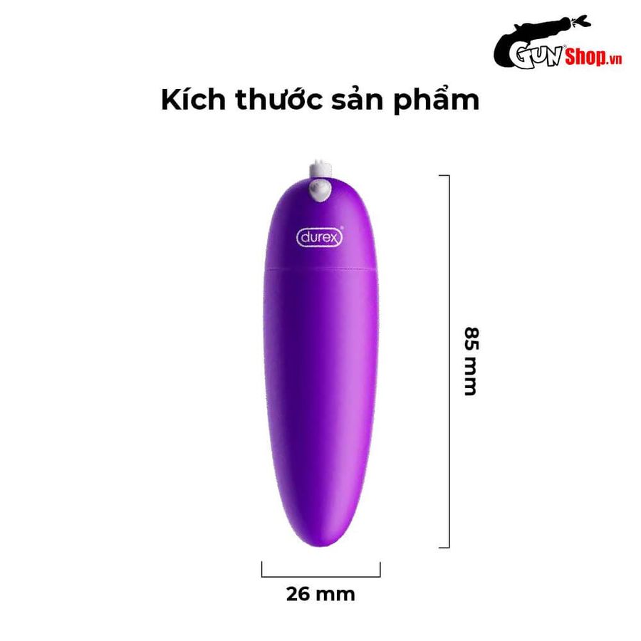 Trứng rung Durex S-Viber Bullet 15 329121