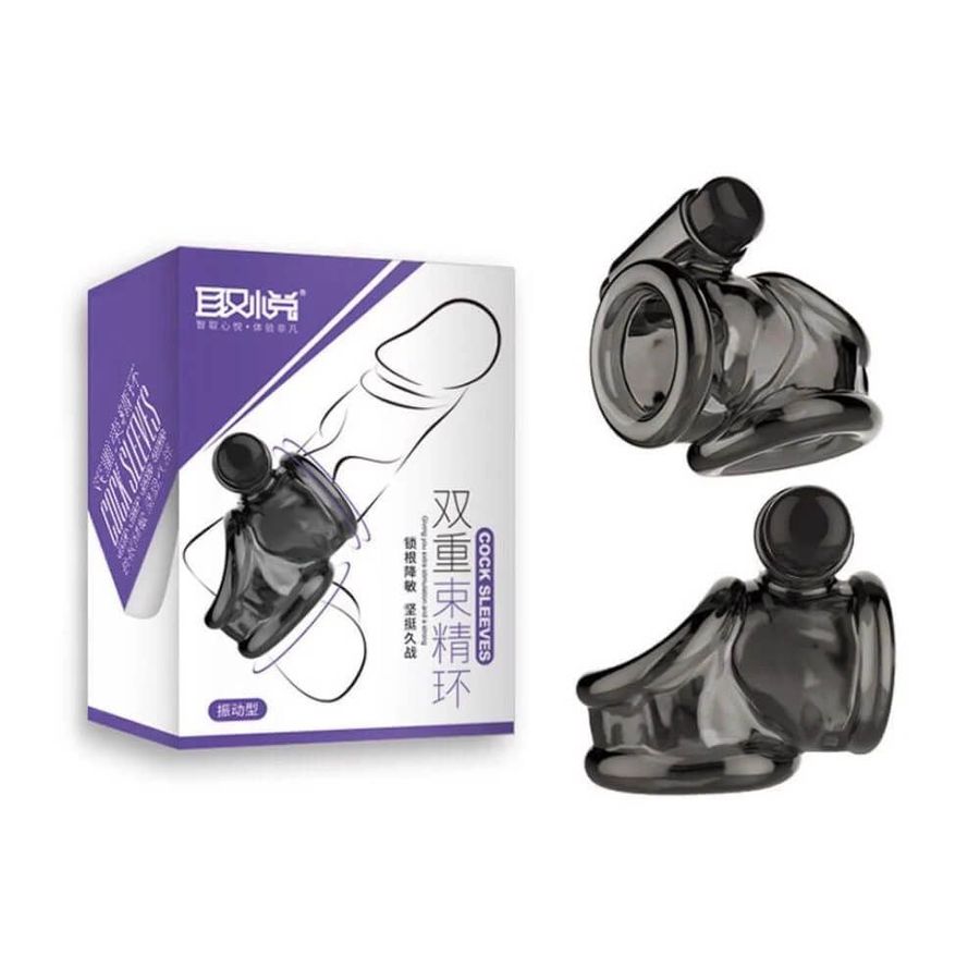 Bao cao su đôn dên rung Aichao Cock Sleeves 328040