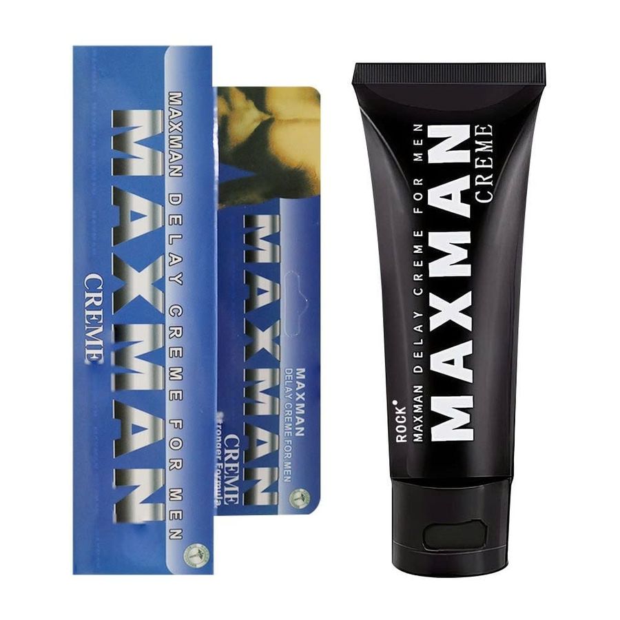 Gel bôi tăng kích thước, hỗ trợ kéo dài thời gian Maxman Xanh - Chai 60ml 327407