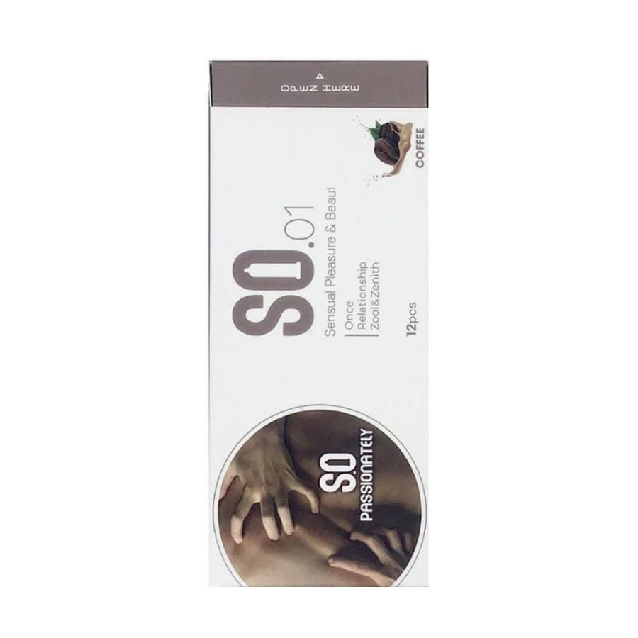 Bao cao su SO Passionately - Mòng, hương cà phê - Hộp 12 cái 326783