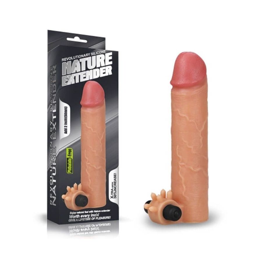 Bao cao su đôn dên rung Lovetoy Nature Extender 326758