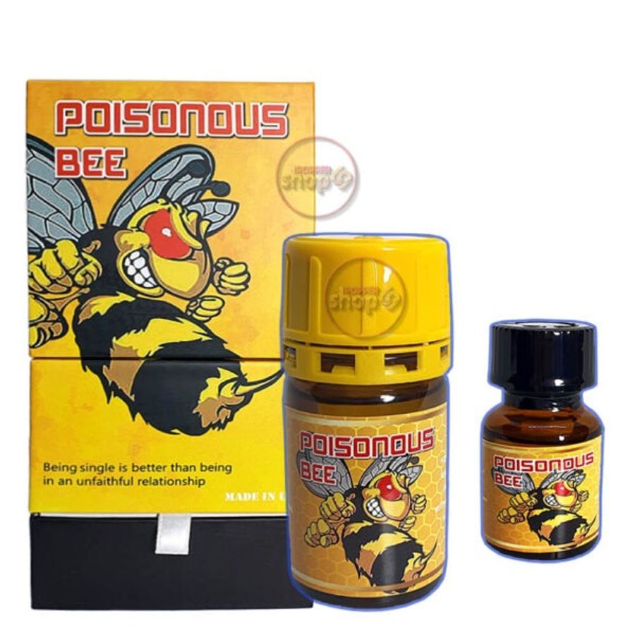 Chai hít tăng khoái bao phê kích thích Popper Poisonous Bee Vàng 40ml Che tên khi giao hang