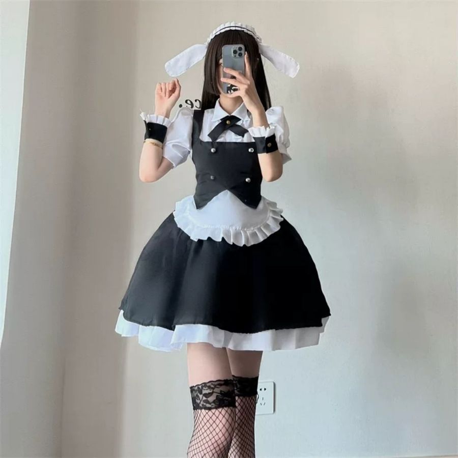 Váy Cosplay Lolita Thỏ Hóa Trang - Đồ Ngủ Nữ Phong Cách Kiểu Dáng Độc Đáo Cho Tiệc Halloween và Sự Kiện Cosplay 665513