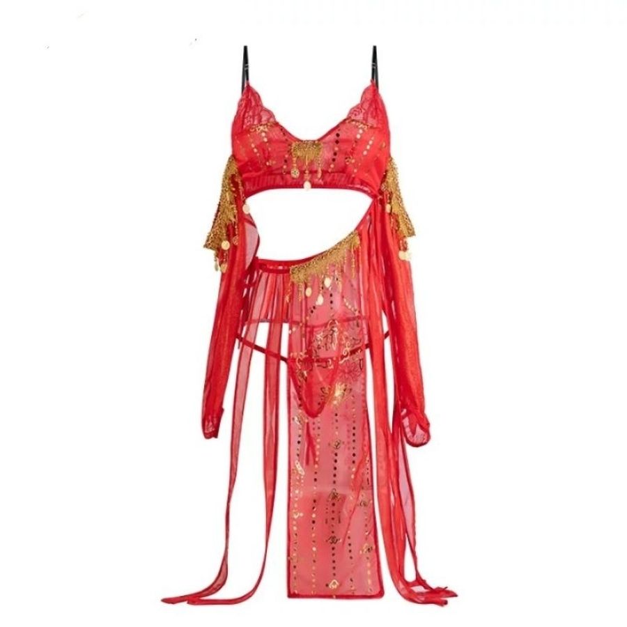 Váy Ngủ Cosplay Cổ Trang Quyến Rũ - Trang Phục Hóa Trang Nữ Tạo Dáng Sang Trọng và Nữ Tính, Phù Hợp Cho Tiệc Tùng và Sự Kiện Cosplay 665436