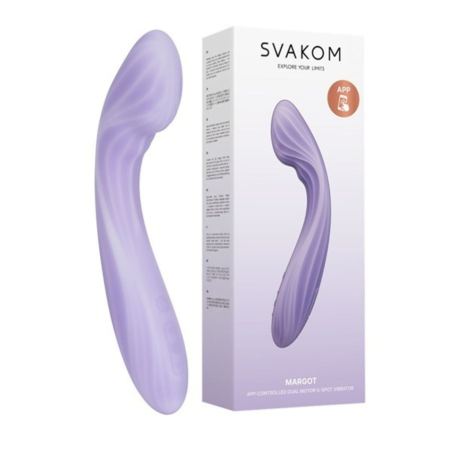 Máy Rung 2 Đầu Svakom Margot Sưởi Ấm Kích Thích G-Spot Điều Khiển App Chính hãng