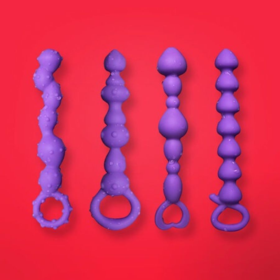 Dụng cụ kích thích massage hậu môn mini Anal Beads Chính hãng