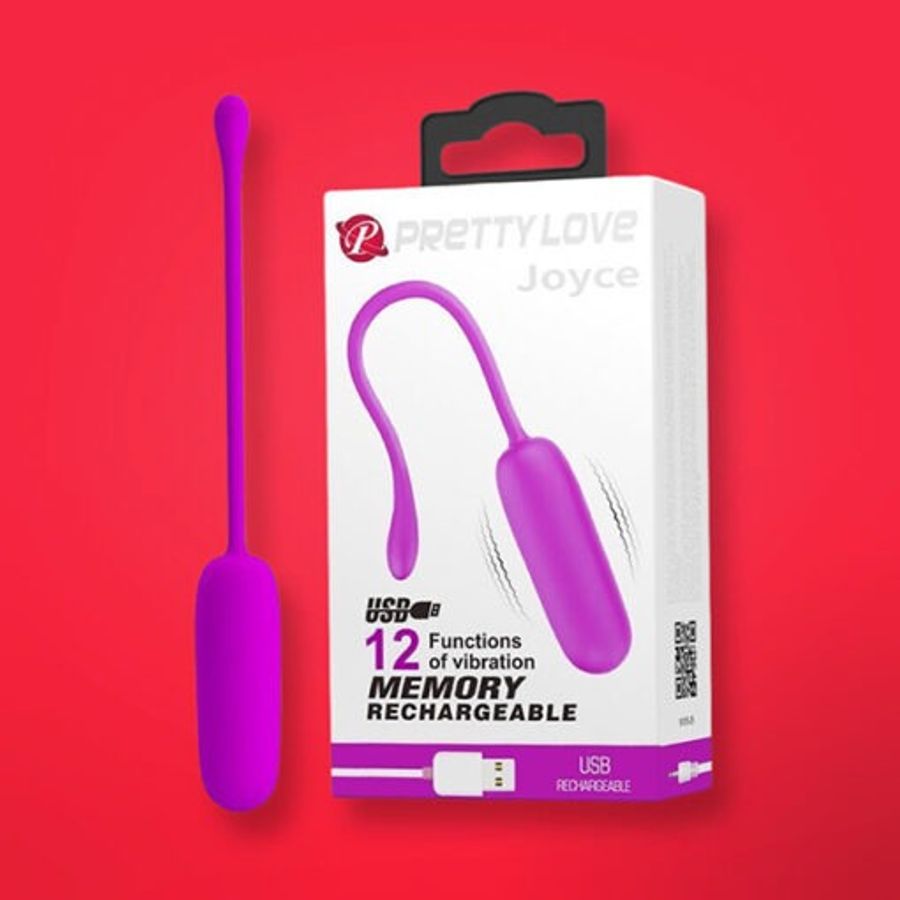 Trứng rung mini không dây Pretty Love Joyce 12 chế độ Chính hãng