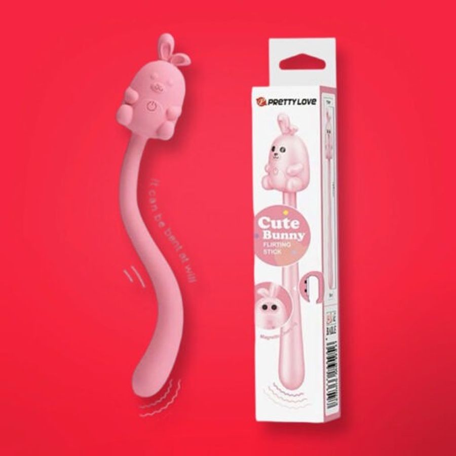 Que rung thỏ Pretty Love Cute Bunny uốn dẻo, kích thích 7 chế độ
