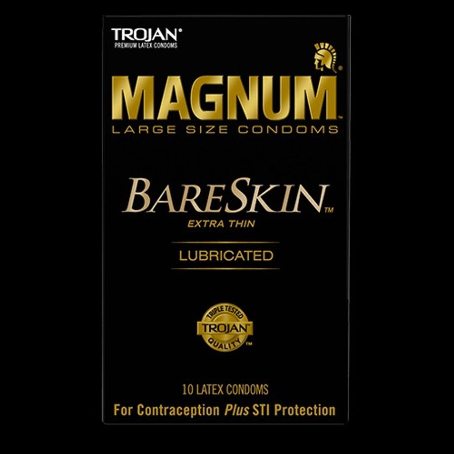 Bao cao su MAGNUM™ BARESKIN™ CONDOMS Mỏng Gấp 20 Lần Co Giãn Hơn 10 Cái