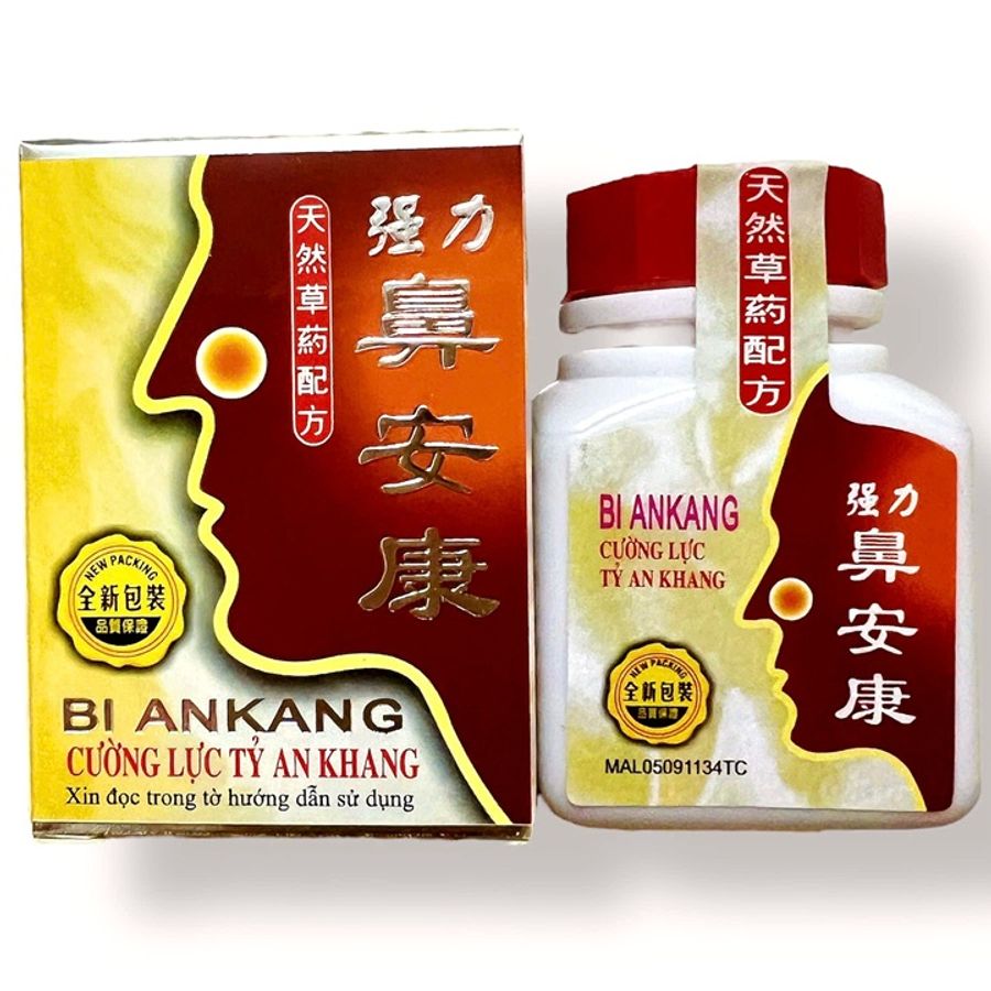 Viên Uống Viêm Xoang Cường Lực Tỷ An Khang - Thực Phẩm Chức Năng Xuất Xứ Malaysia, Hộp 34 Viên, Giảm Viêm Mũi Dị Ứng