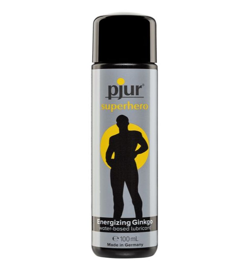Gel hỗ trợ trơn trượt tăng khoái cảm kéo dài Pjur Superhero Glide Chai 30ml Cao Cấp Cho Nam Giới 
