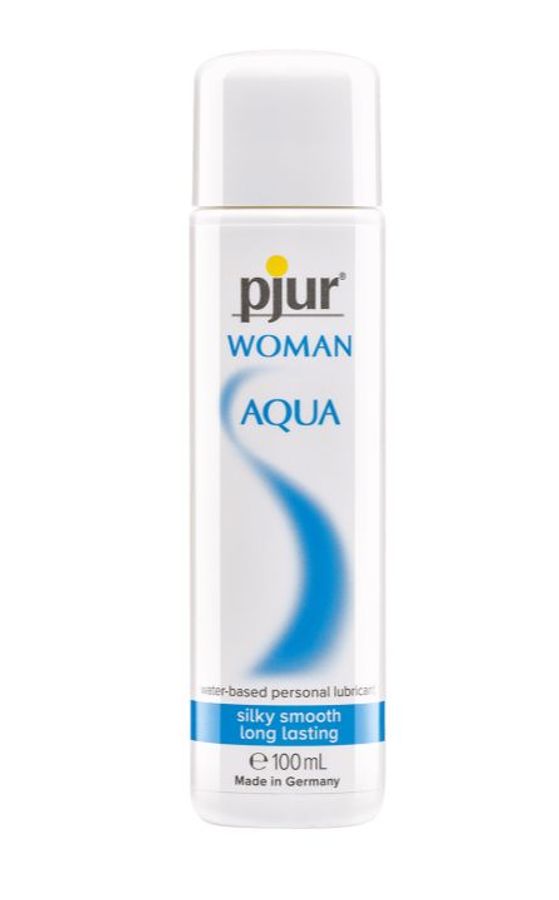 Gel bôi trơn gốc nước Pjur Woman Aqua Chai 100ml hỗ trợ dưỡng ẩm trong QH Cao Cấp Cho Phái Nữ