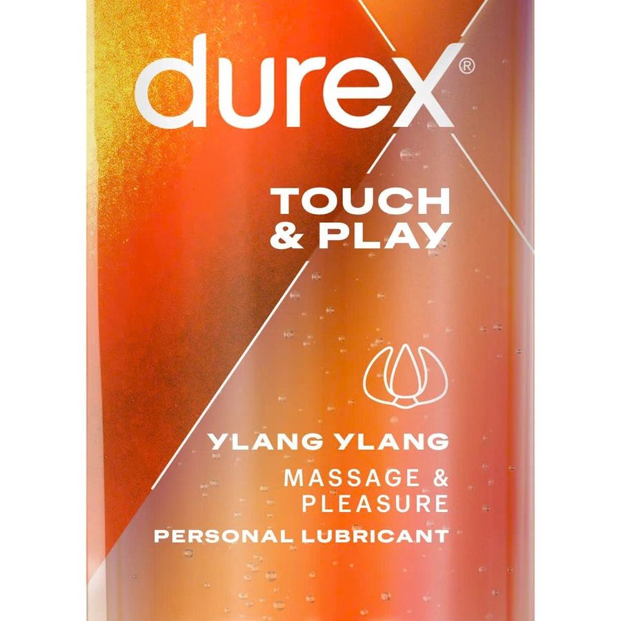 Gel bôi trơn nhập khẩu massage & quan hệ 2 trong 1, tăng cảm giác thư giãn Durex Massage And Play 2 in 1 Lubricant hương hoa ngọc lan tây chai 200ml