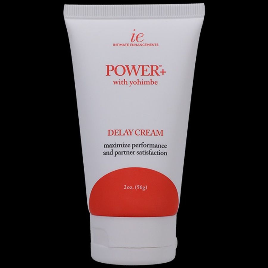 Gel trơn hỗ trợ kéo dài cương dương nam giới Intimate Enhancments Power+ with Yohimbe Delay Cream chính hãng