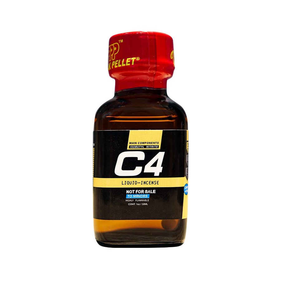 Chai hít tăng khoái cảm Popper PWD USA C4 Black Yellow - Chai 30ml 509446