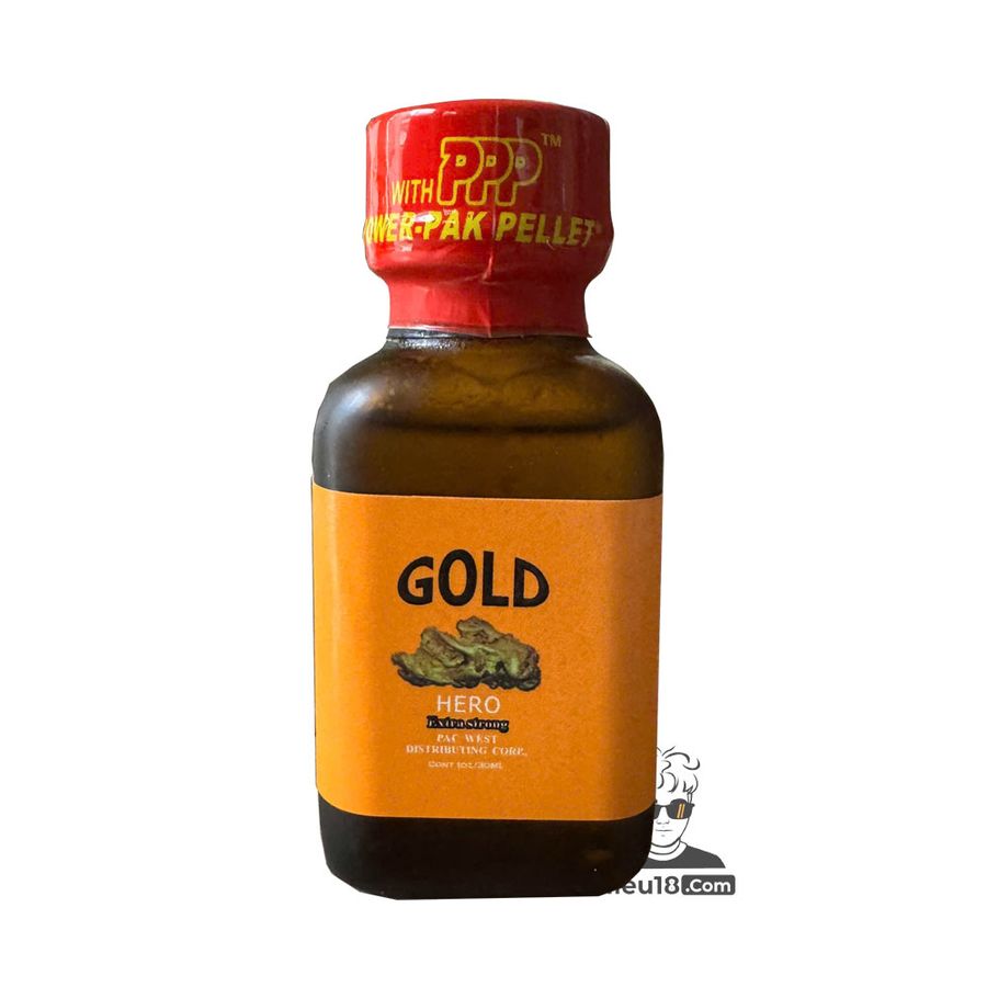 Chai hít tăng khoái cảm kích thích Gold Hero Extra Strong 10ml chính hãng  