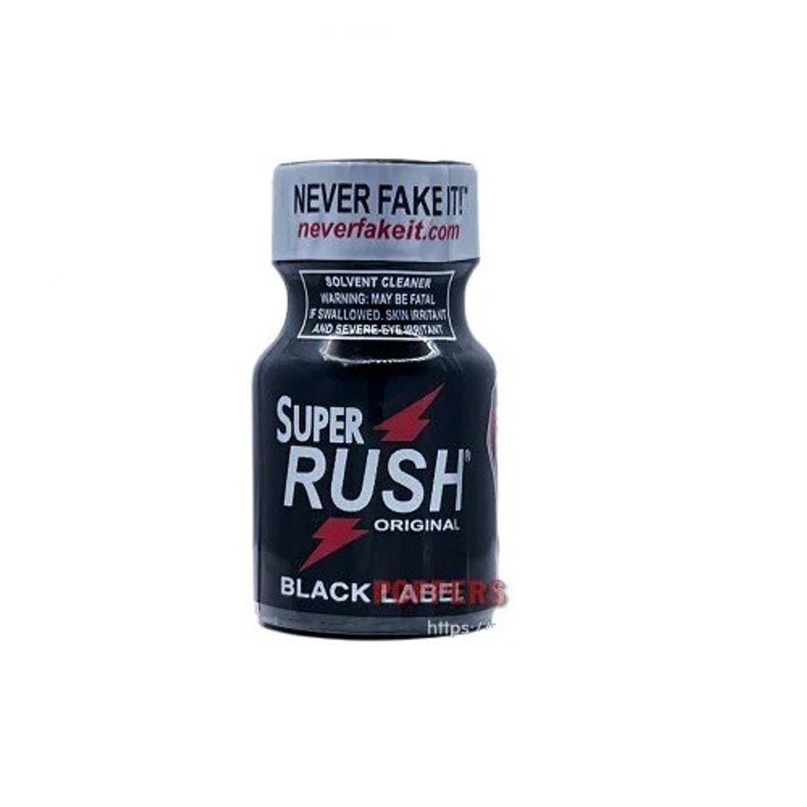 Chai hít tăng khoái cảm kích thích Popper Super Rush Đen 10ml by PWD – USA chính hang