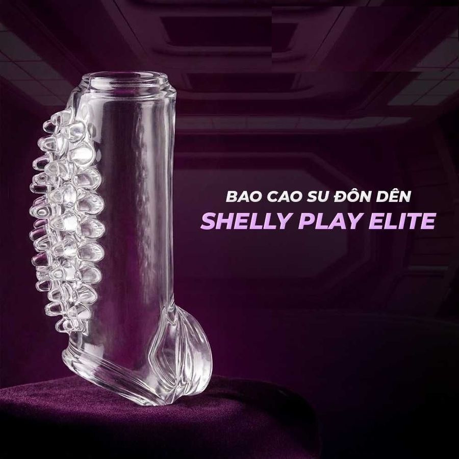 Bao cao su đôn dên Shelly Play Elite Chính hãng