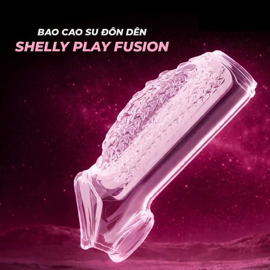 Bao cao su đôn dên Shelly Play Fusion Chính hãng