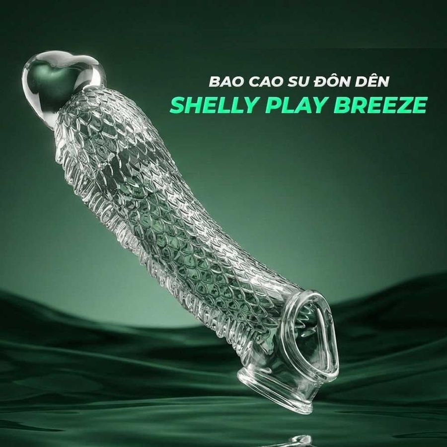 Bao cao su đôn dên rung Shelly Play Breeze Chính hãng