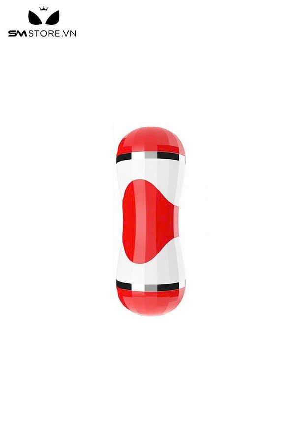Cốc âm đạo silicon 2 đầu âm đạo và miệng cầm tay dài 25cm