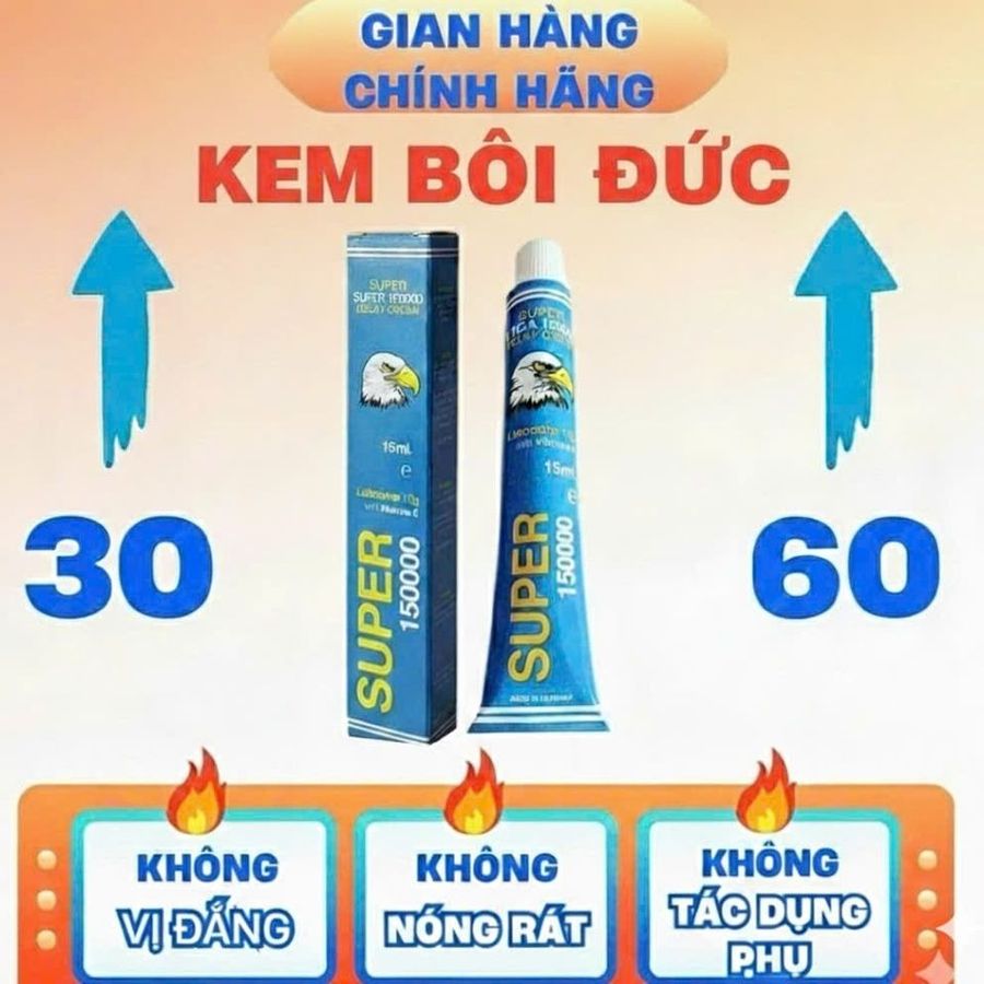 Kem Bôi Super Viga 15ml - Hỗ Trợ Cân Bằng Nội Tiết Tố, Giúp Nam Giới Kiểm Soát Thời Gian - Chính Hãng Từ Đức 566080 744451