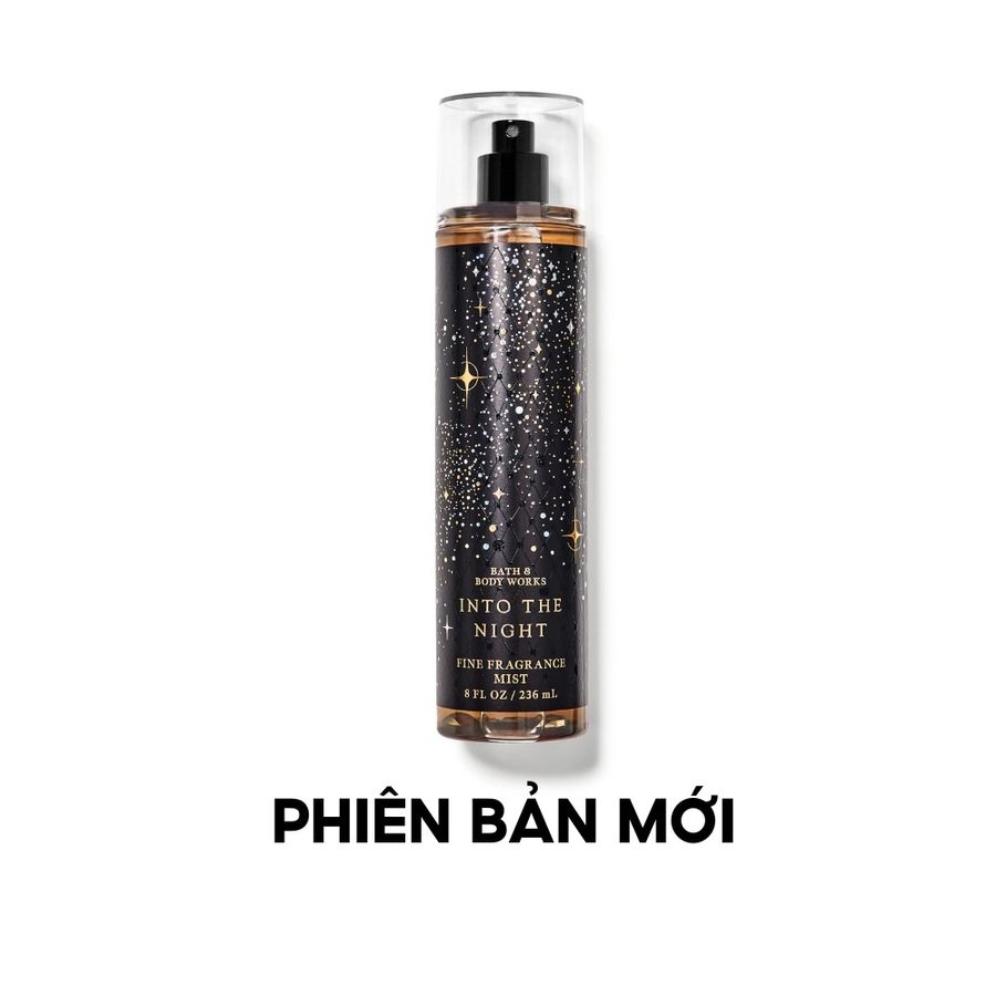 Xịt Thơm Toàn Thân Bath & Body Works Into The Night 236ml - Hương Hoa Nhài & Quả Mọng Đen Sang Trọng, Lưu Hương Lên Đến 7 Giờ 744361