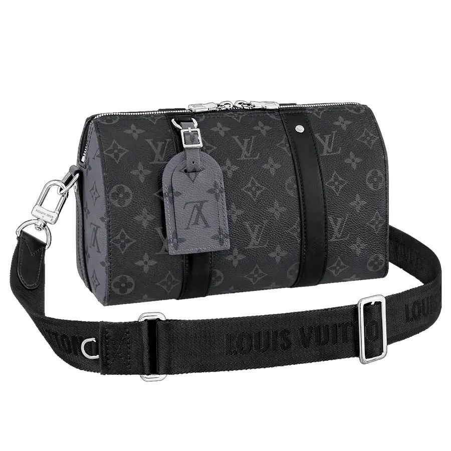 Túi Đeo Chéo Louis Vuitton LV City Keepall M45936 - Túi Monogram Eclipse Đen Sang Trọng và Thời Thượng cho Nam Chính Hãng