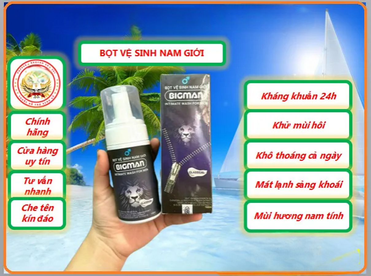 Dung dịch vệ sinh nam Bigmen 100ml
