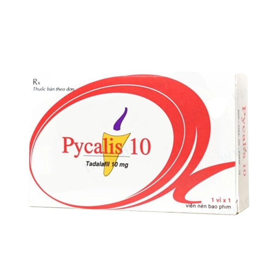 Viên uống tăng cường sinh lý nam Pycalis 10 hộp 1 vỉ x 1 viên chính hãng