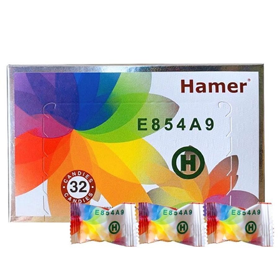 Viên kẹo tem cuongduong nam cực mạnh Kẹo Sâm Hamer E854A9 Malaysia Chính Hãng - 1 hộp 32 viên
