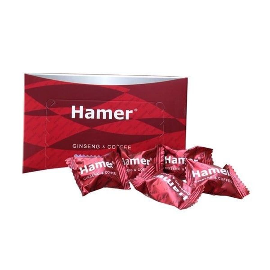 Viên kẹo tem cuongduong nam cực mạnh Kẹo Sâm Hamer Mỹ Chính Hãng USA - 1 hộp 32 viên