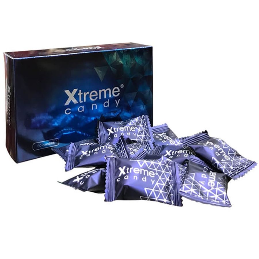 Viên kẹo tem cuongduong nam cực mạnh Kẹo Sâm Xtreme Candy Chính Hãng Malaysia - 1 hộp 30 viên
