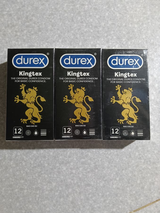 Combo 3 hộp bao cao su durex hộp 12 cái , che tên sp 