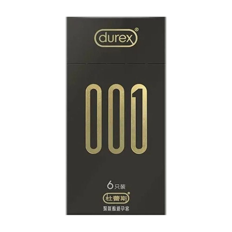 Bao cao su Durex 001 - Siêu mỏng, 54mm (Hộp 6 Cái) 