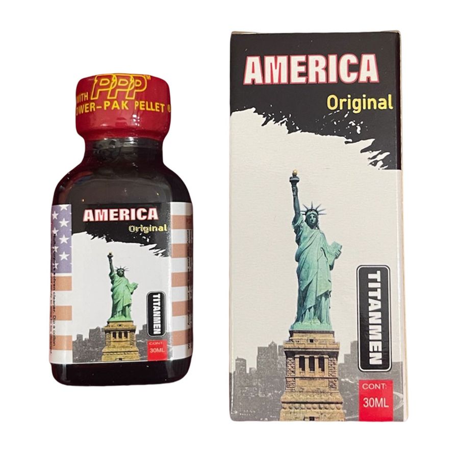 Popper America Original 30ml , Cực Mạnh, Phê Tới Não, Che Tên 